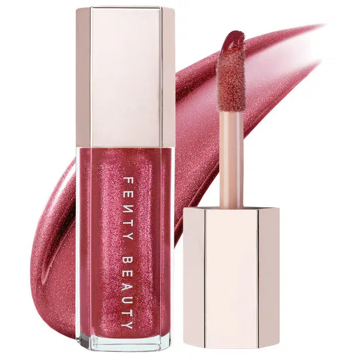 Fenty Beauty by Rihanna  Gloss Bomb Universal Lip Luminizer - Riri - shimmering rose mauve nude image