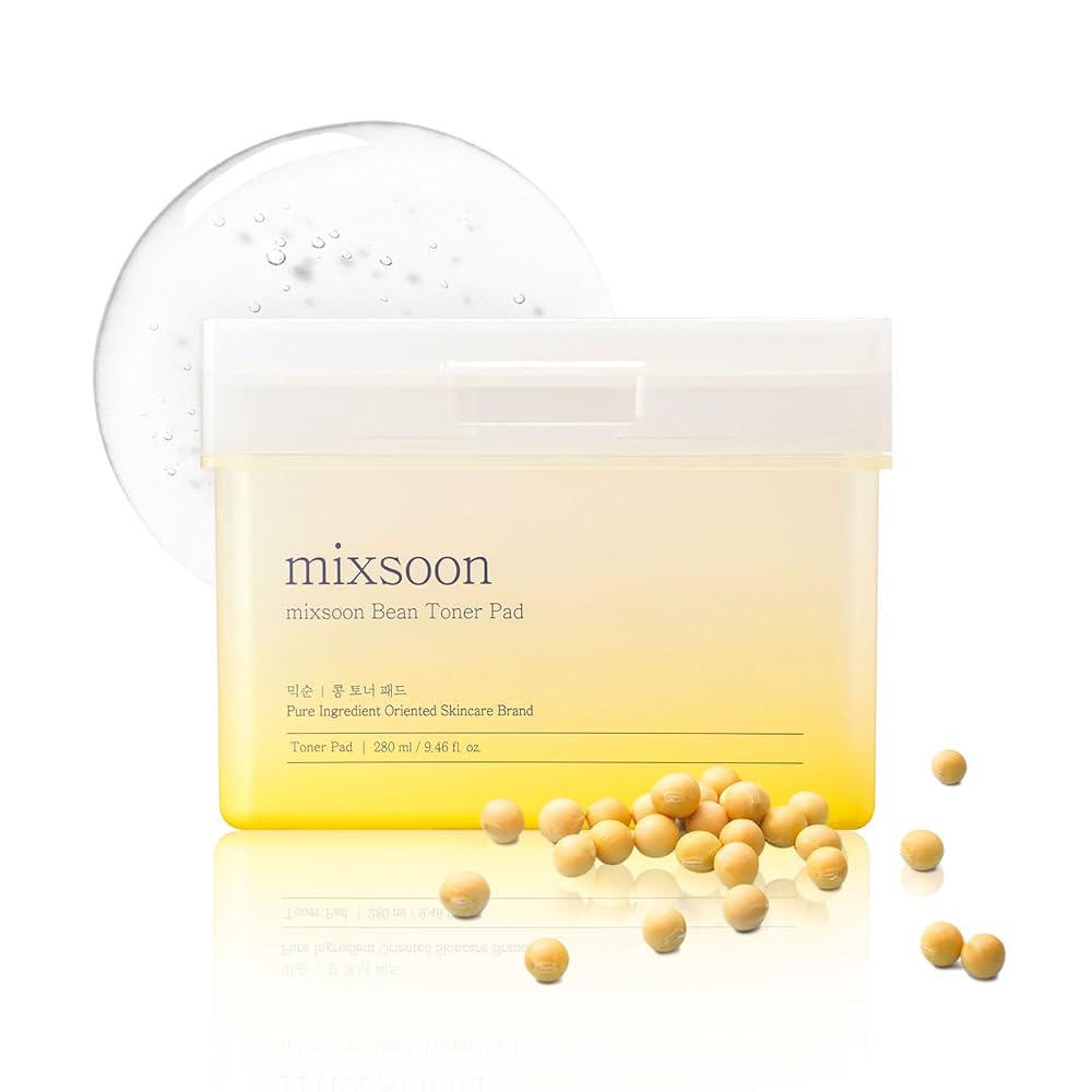 Mixsoon Bean Essence Pad – Almohadillas Exfoliantes y Nutritivas con Fermento de Frijol (70 pads)