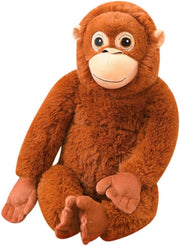 Oukeyi Punch Monkey Plush – Peluche De Mono Gorila Suave Y Realista