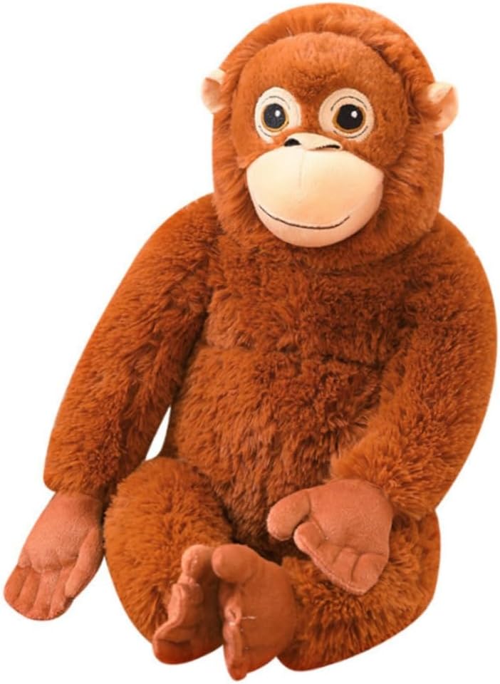 Oukeyi Punch Monkey Plush – Peluche De Mono Gorila Suave Y Realista