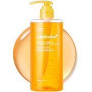 Medicube Kojic Acid Turmeric Vita Brightening Body Wash – Gel De Baño Iluminador Con Niacinamida Y Ácido Salicílico 400 ML