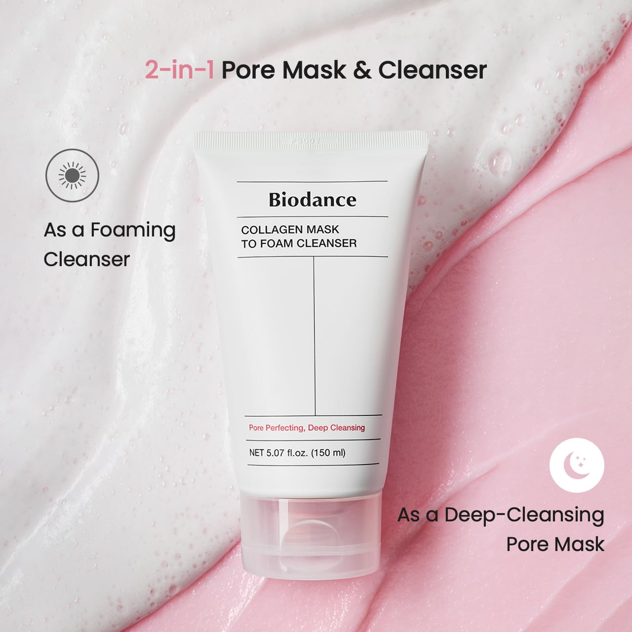 Biodance Collagen Mask To Foam Cleanser 150ml – Limpiador Facial 2 En 1 Con Colágeno