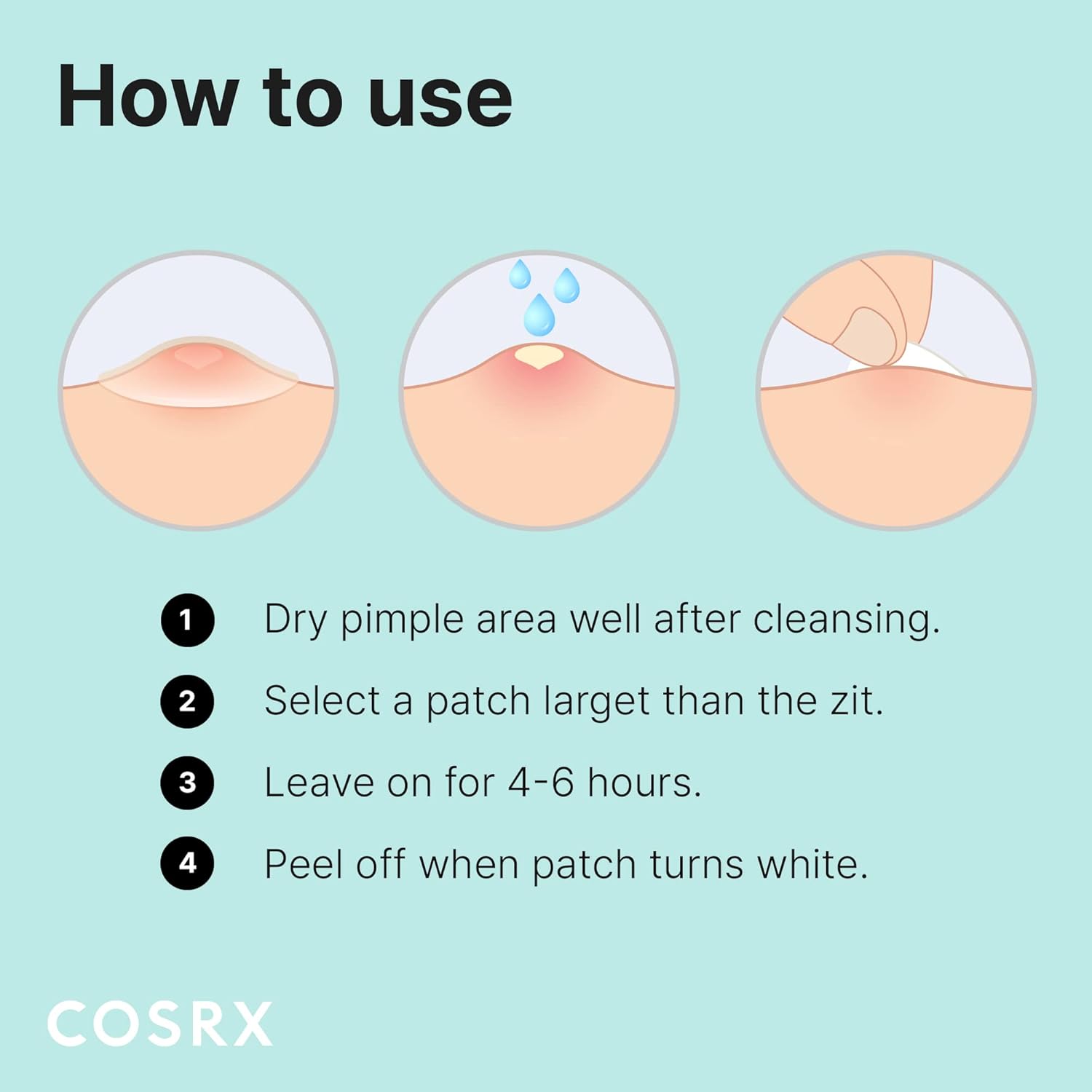 COSRX Acne Pimple Patch – Parche Hidrocoloide Absorbente para Acné