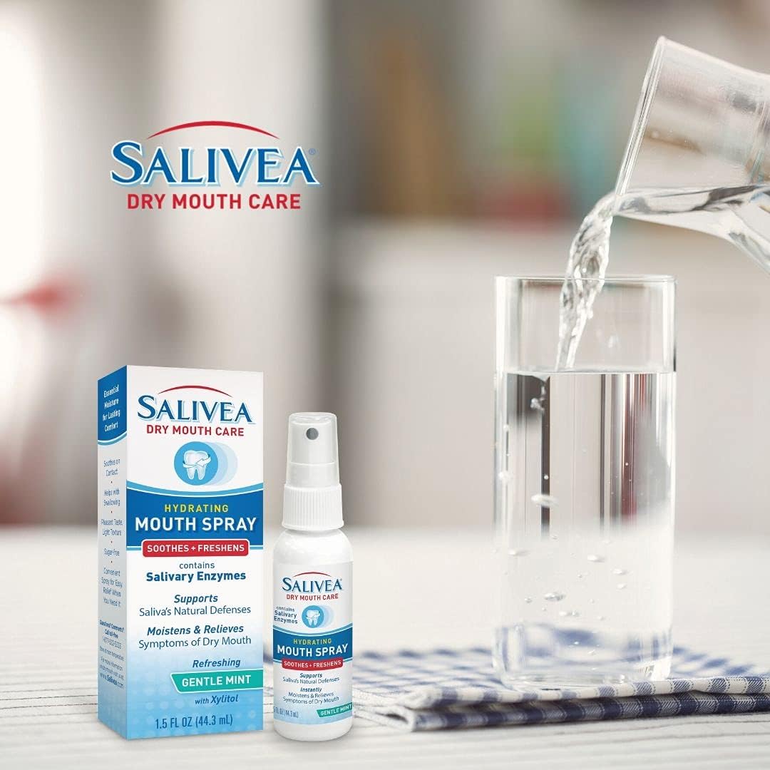 SALIVEA Dry Mouth Care Hydrating Mouth Spray Spray Hidratante Para Boca Seca 44.3 ml