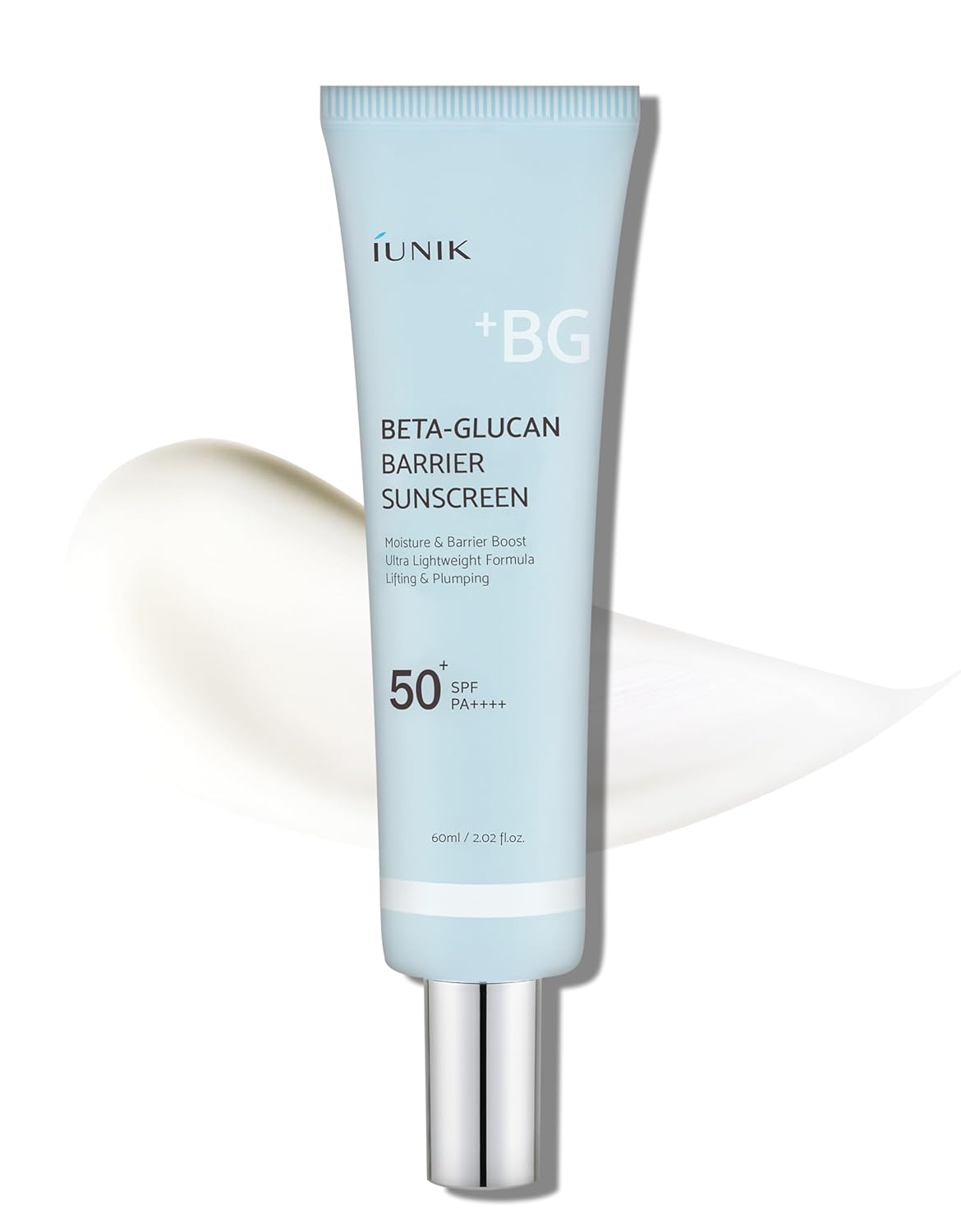 IUNIK Beta Glucan Barrier Sunscreen Protector Solar Hidratante SPF 50+ PA++++ 60 ml