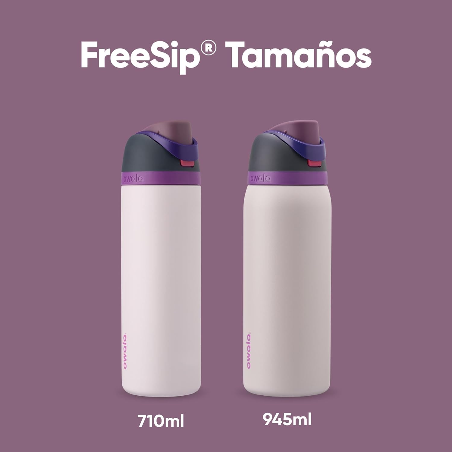 Owala FreeSip Botella De Agua Aislada 32 OZ – Acero Inoxidable Con Popote Para Deporte Y Viaje
