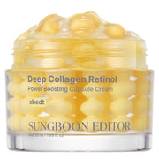BAJO PEDIDO - Sungboon Editor Deep Collagen Retinol Power Boosting Capsule Face & Neck Cream — Crema Reafirmante Con Retinol Y Colágeno Para Rostro Y Cuello