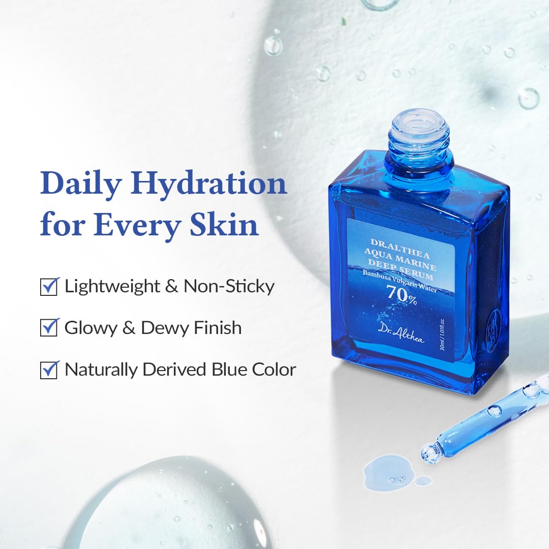 Dr. Althea Aqua Marine Deep Serum — Suero Hidratante Profundo Con 70% Agua de Bambú (30 ml)