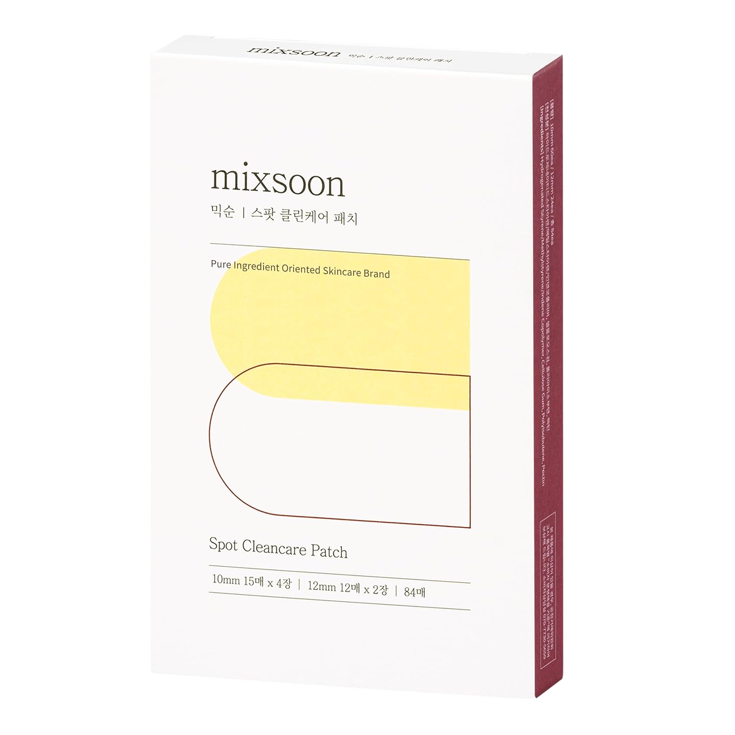 MIXSOON Spot Clean Care Patch Parches Hidrocoloides Para Imperfecciones 84 Unidades
