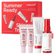 Medicube Summer-Ready Skincare Travel Kit – Set De 4 Piezas Con SPF, Spray HOCl Y Crema Calmante