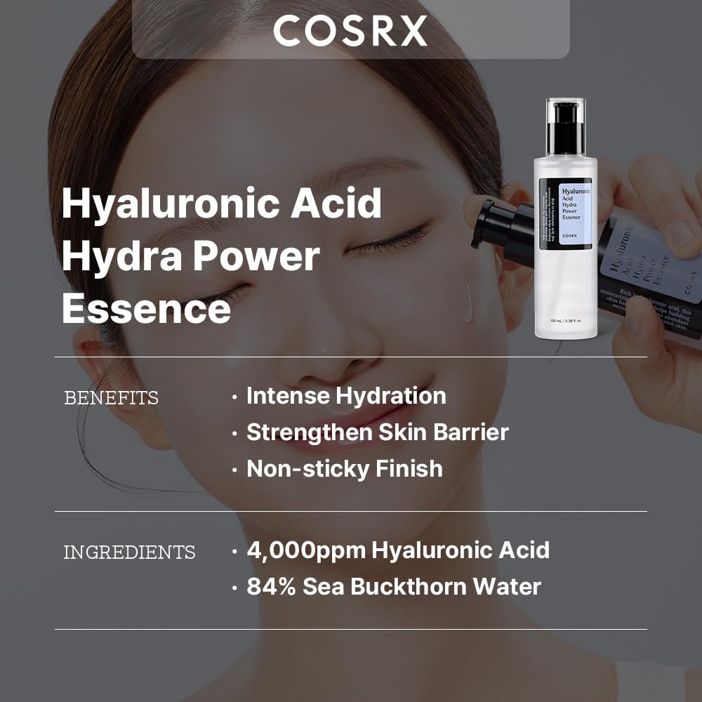 COSRX Hyaluronic Acid Hydra Power Essence | Esencia Hidratante con Ácido Hialurónico