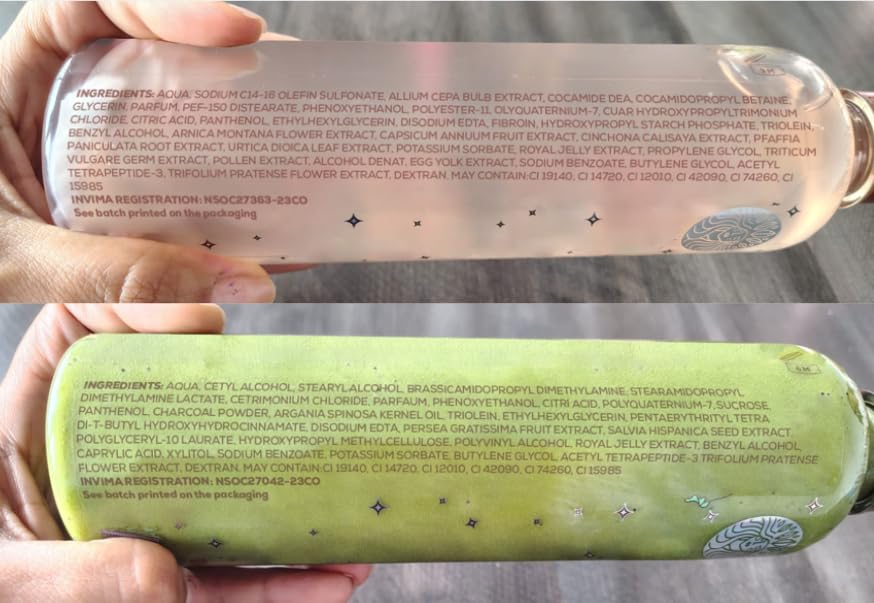 RITUALBOTANICO Kit S.O.S. Acelerador De Crecimiento Champú De Cebolla Y Argán + Tratamiento Intensivo PLEX De Banano Y Aguacate