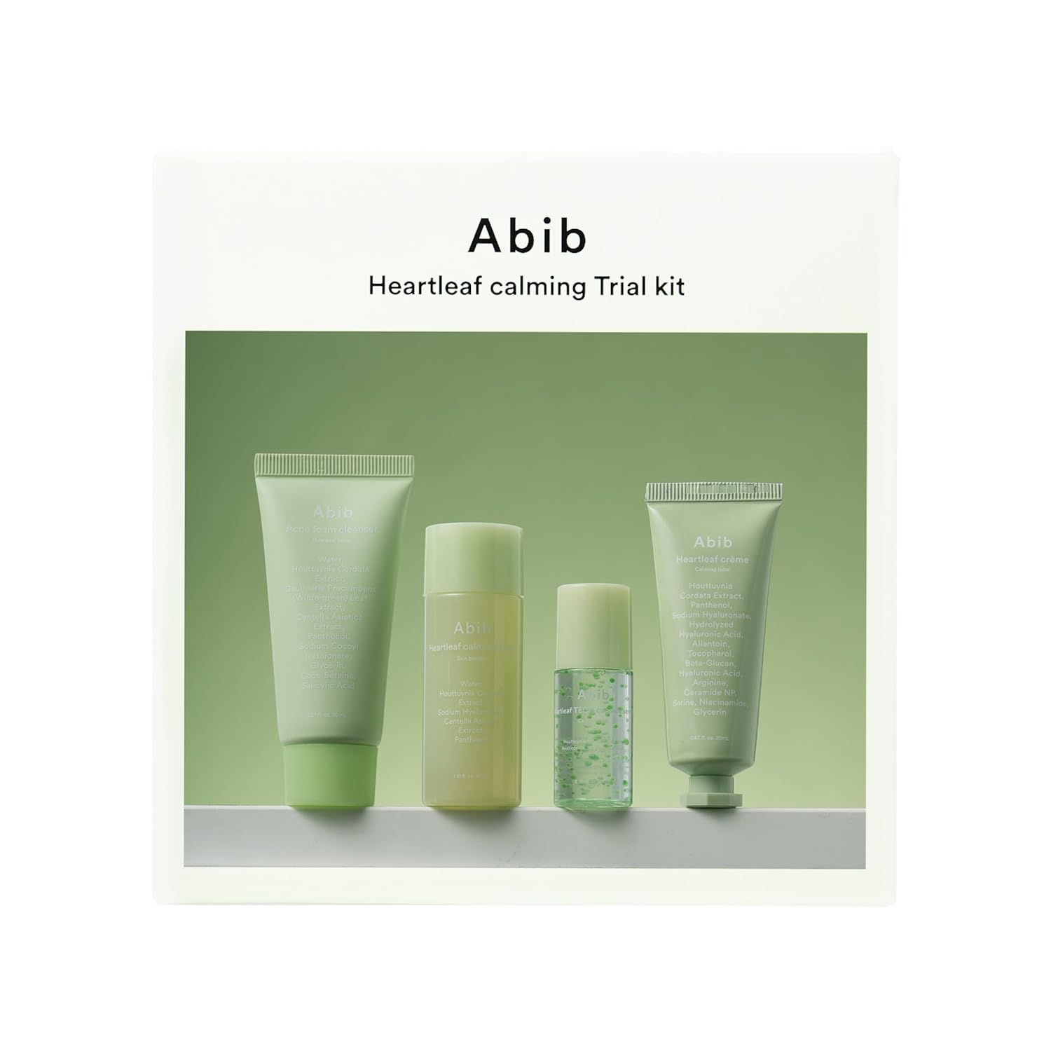 Abib Heartleaf Calming Trial Kit — Set Calmante Con Heartleaf Para Piel Sensible y Reactiva