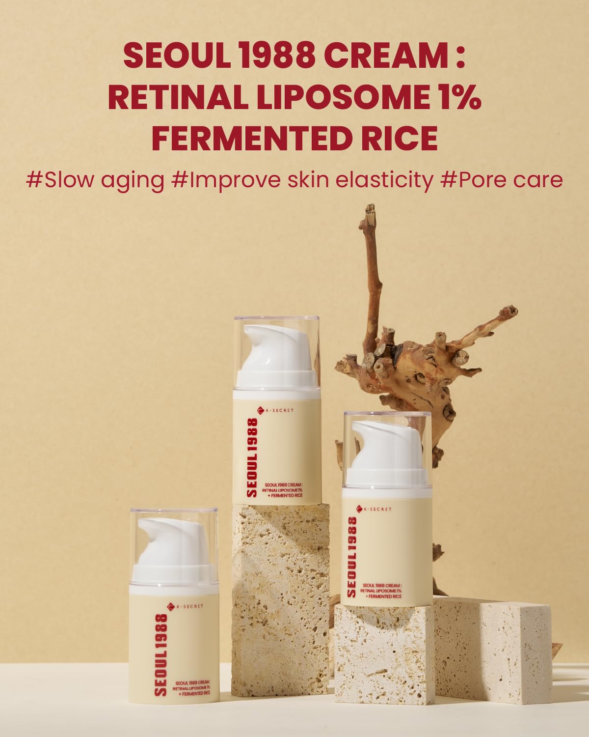 KSECRET SEOUL 1988 Crema: Liposoma retiniano 1%
