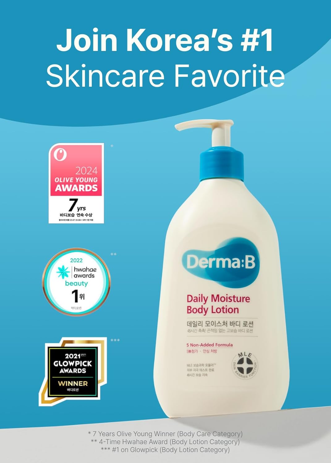 Derma:B Daily Moisture Loción Corporal 400 ml | Estuche Protector