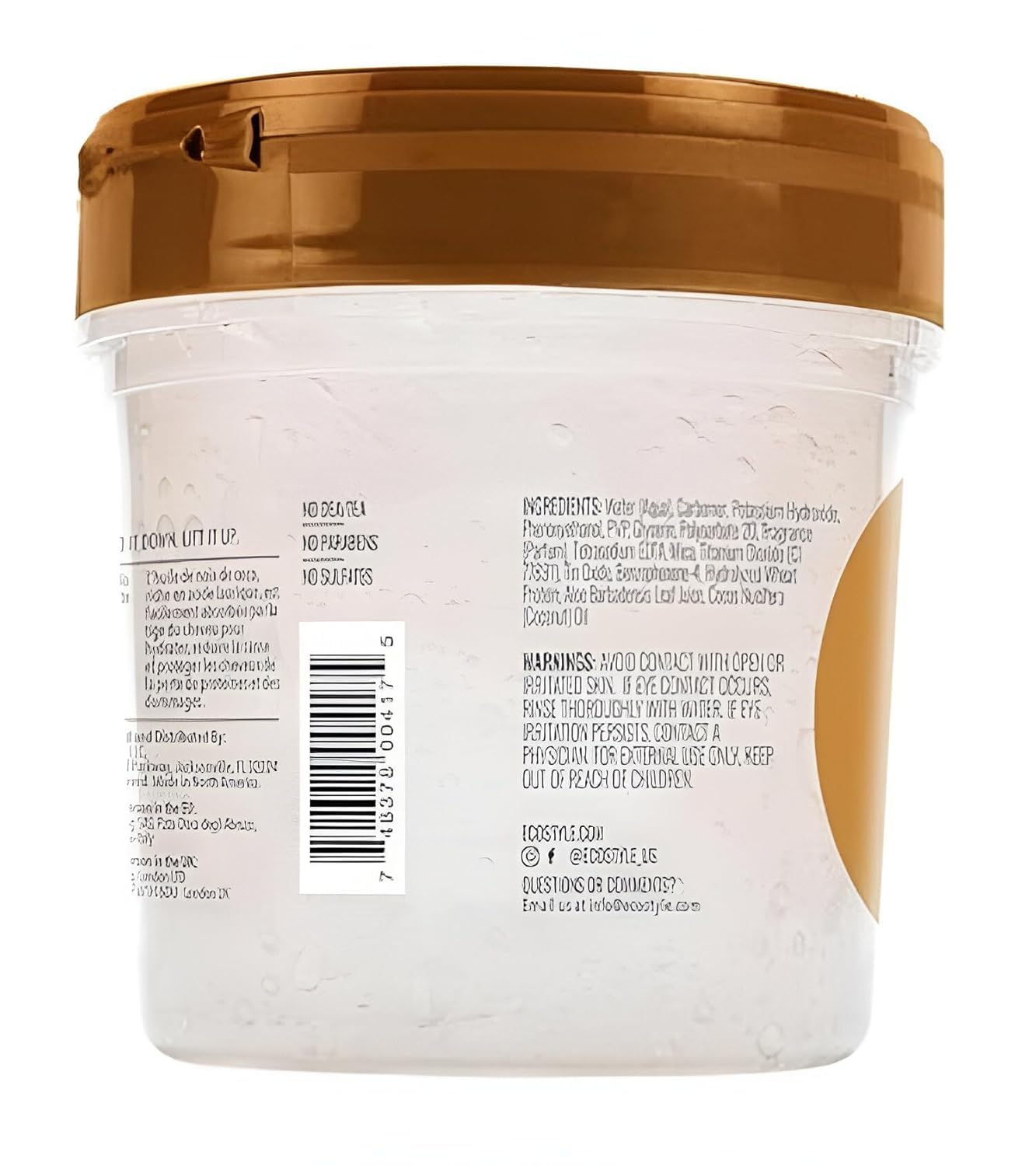 ECO STYLE Coconut Oil Styling Gel Gel Para Peinar Con Aceite De Coco Fijación Máxima 236 ml