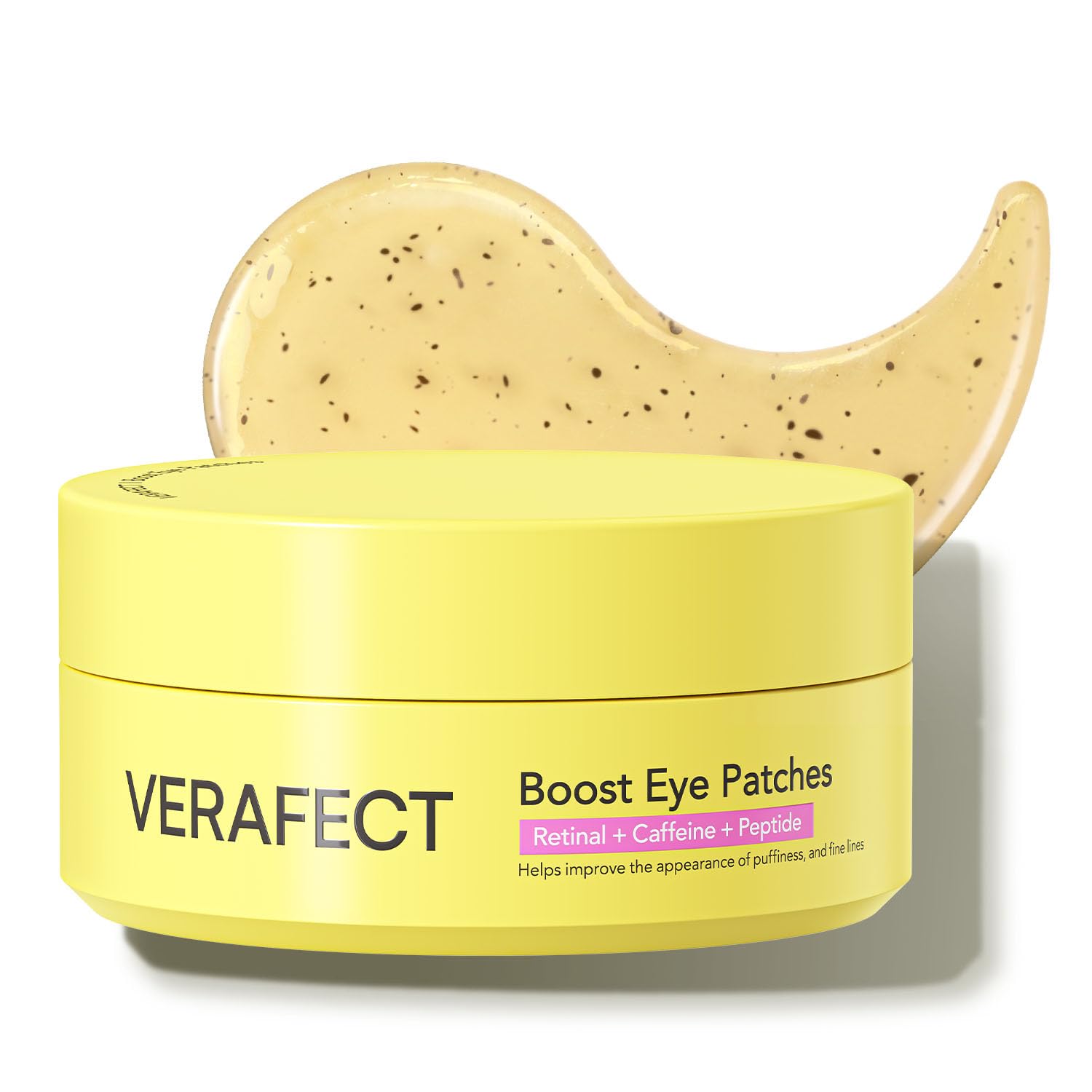 VERAFECT Boost Eye Patches Parches De Hidrogel Para Ojos Con Retinal, Té Verde, Cafeína y Péptidos 60 Parches