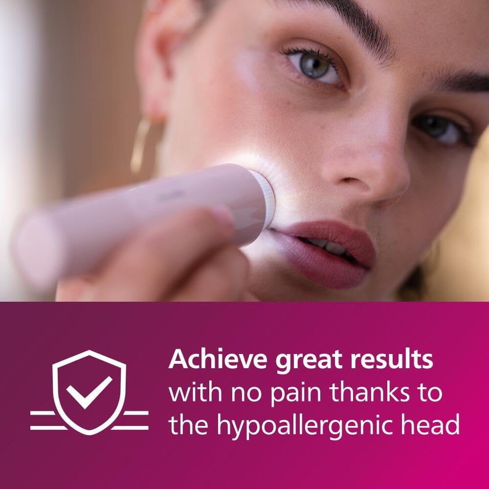 Philips Removedor De Vello Facial Serie 5000 | Depilación Suave Y Rápida Para Mujeres
