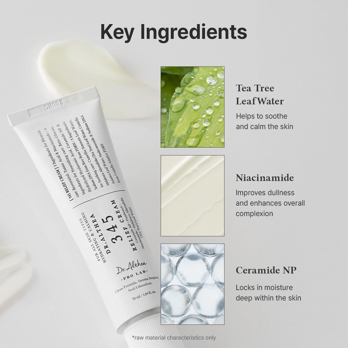 Dr. Althea 345 Relief Cream  – Crema Calmante Post-Acné Con Niacinamida Y Centella Asiática MINI 15 ML