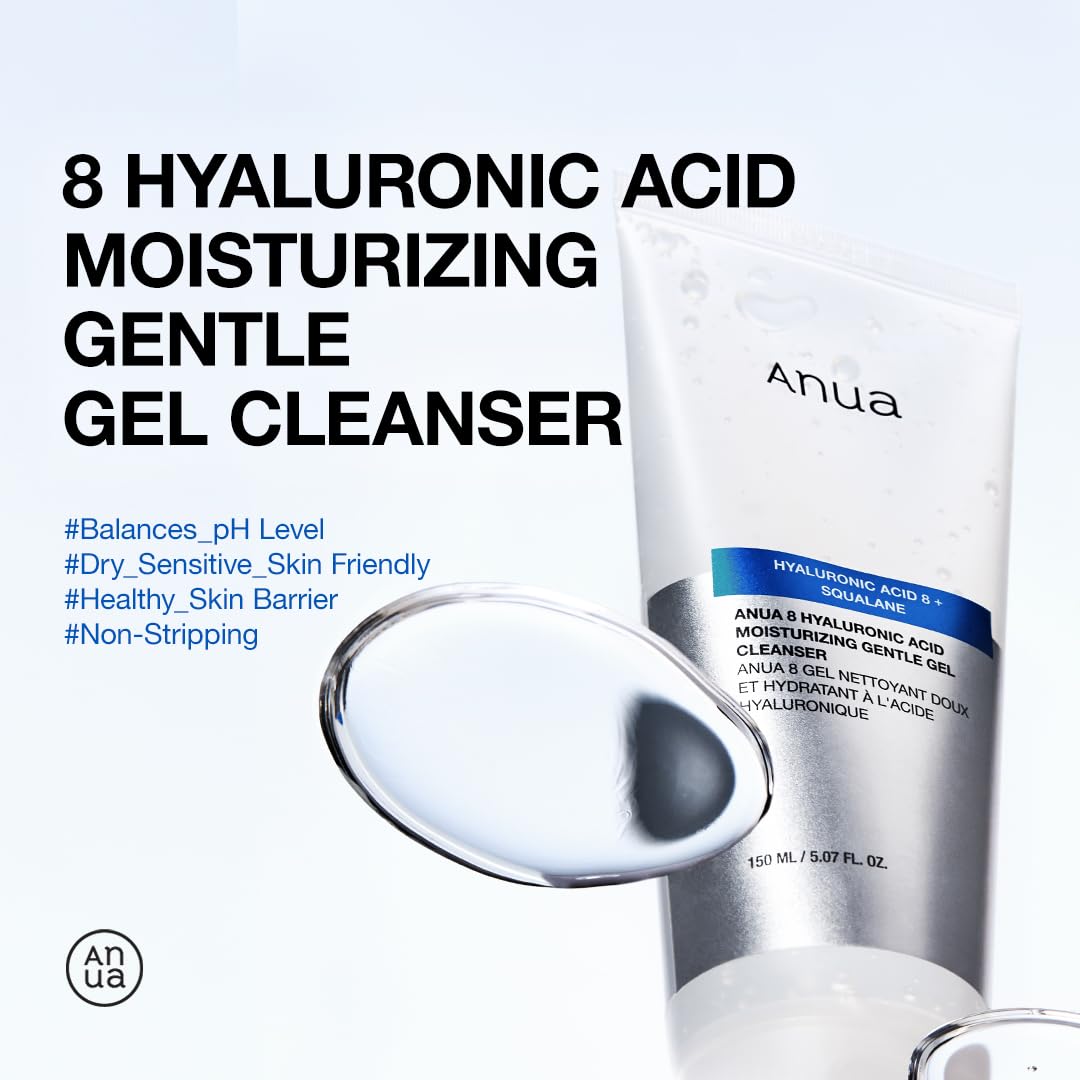 ANUA Gentle Hydrating Gel Cleanser Limpiador Facial Hidratante 150 ml