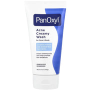 PanOxyl Acne Creamy Wash Limpiador Corporal Y Facial Para Acné Con Peróxido De Benzoilo 170 g