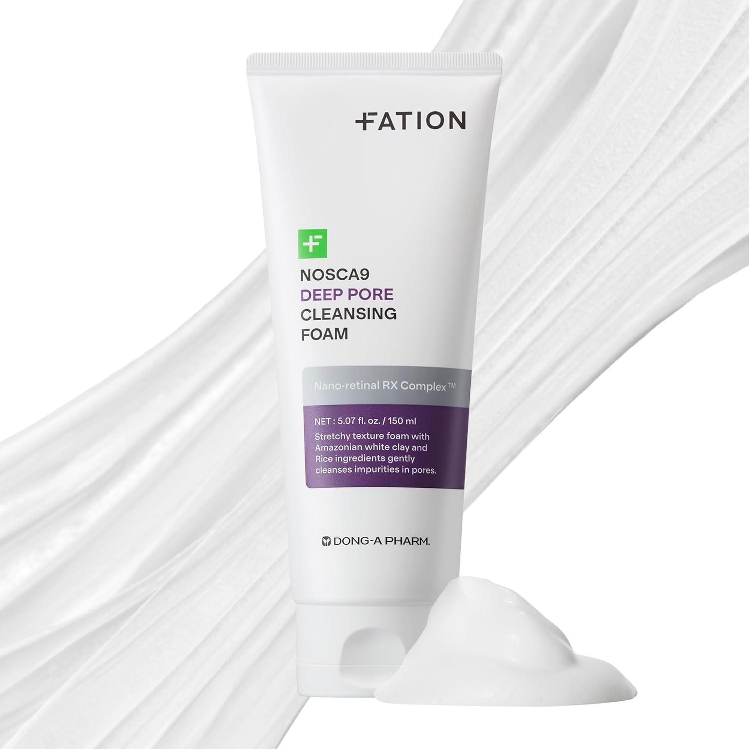 Fation Nosca9 Deep Pore Cleansing Foam – Espuma Limpiadora Facial Para Poros Profundos