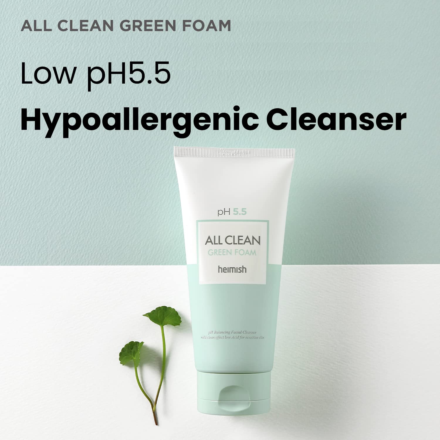 HEIMISH All Clean Green Foam Limpiador Facial Hidratante 150 g