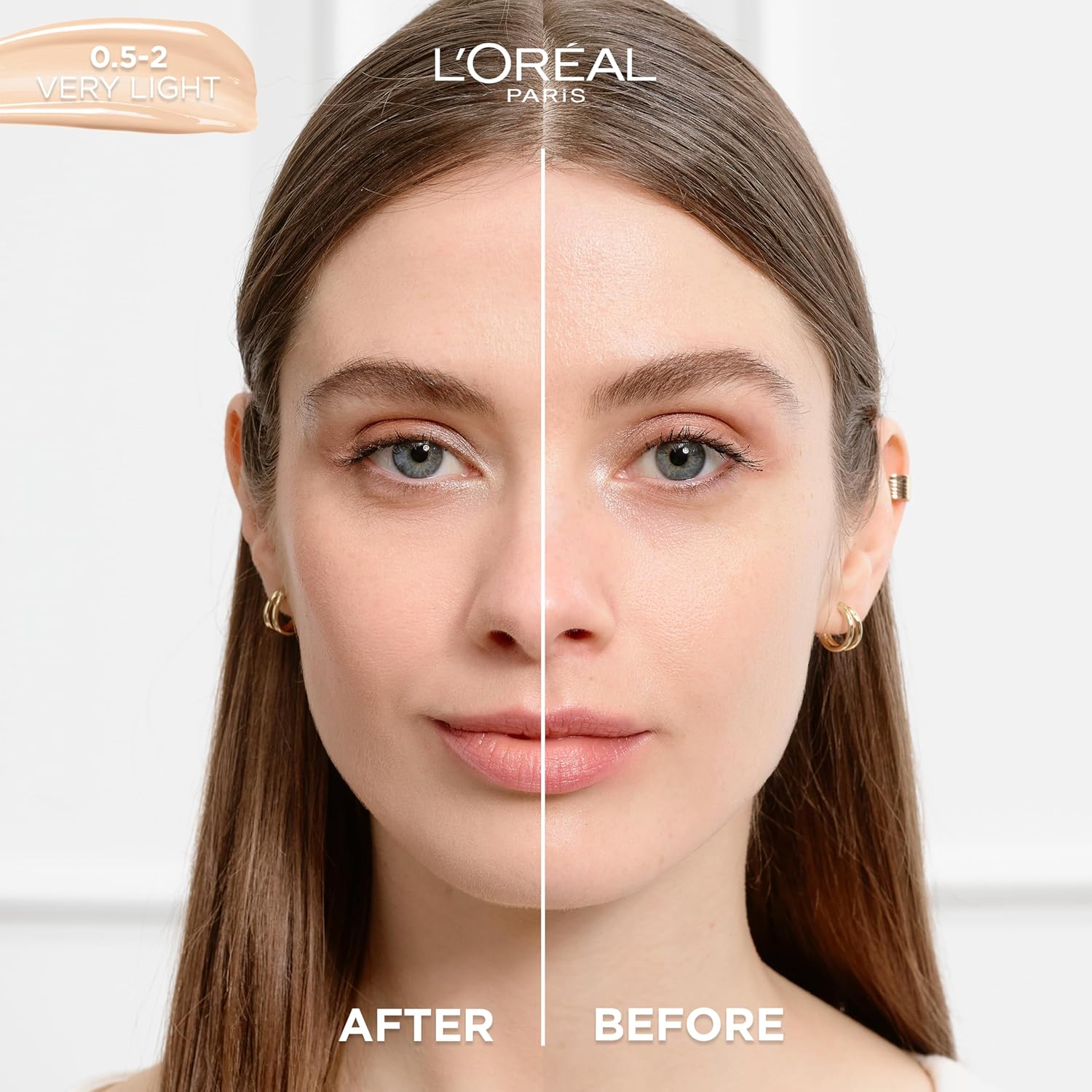 Base loreal Paris True Match Nude Hyaluronic Tinted Serum - TONO 0.5-2 image
