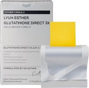 Lyuh Esther Glutathione Direct 3X (325 mg, 30 películas) - Película comestible con colágeno y vitamina C