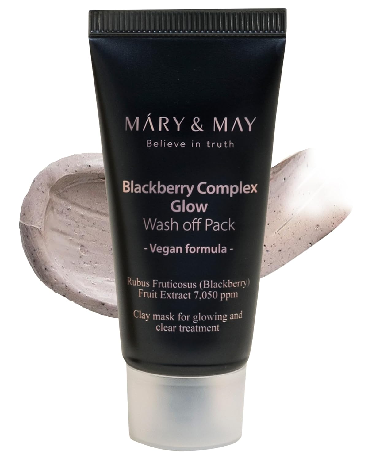 Mary&May Vegan Blackberry Complex Glow Wash-Off Mask – Mascarilla Iluminadora Vegana De Mora 30 g / 1.05 oz