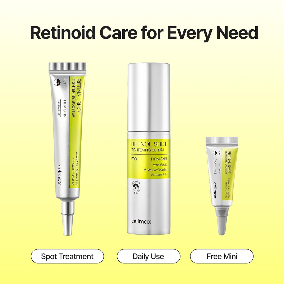 Celimax The Vita-A Retinal Shot Tightening Set – Sérum Y Booster Antiedad Con Retinol Y Retinal