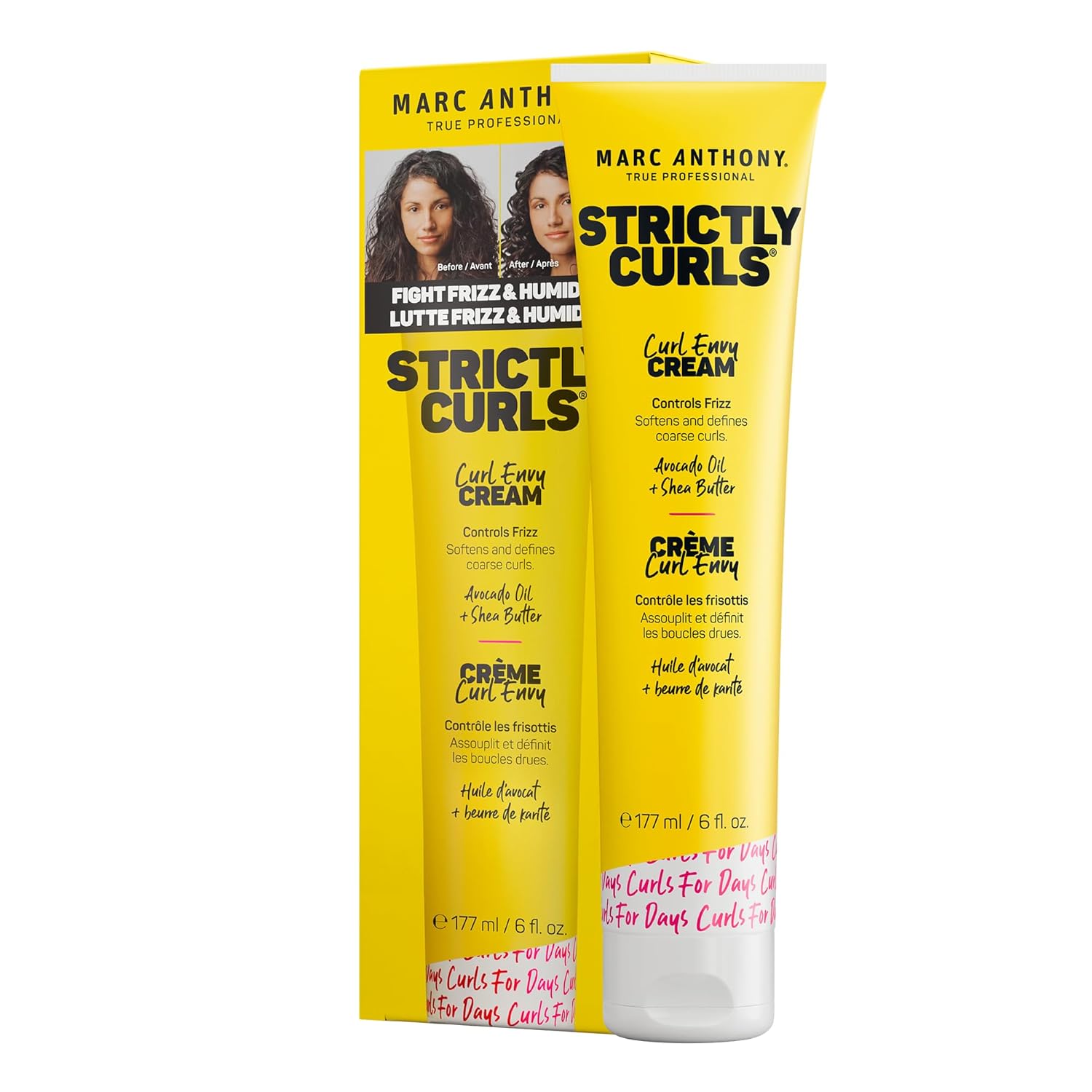 Marc Anthony Strictly Curls Curl Defining Lotion — Crema Definidora De Rizos Con Control De Frizz E Hidratación Profunda 6 oz