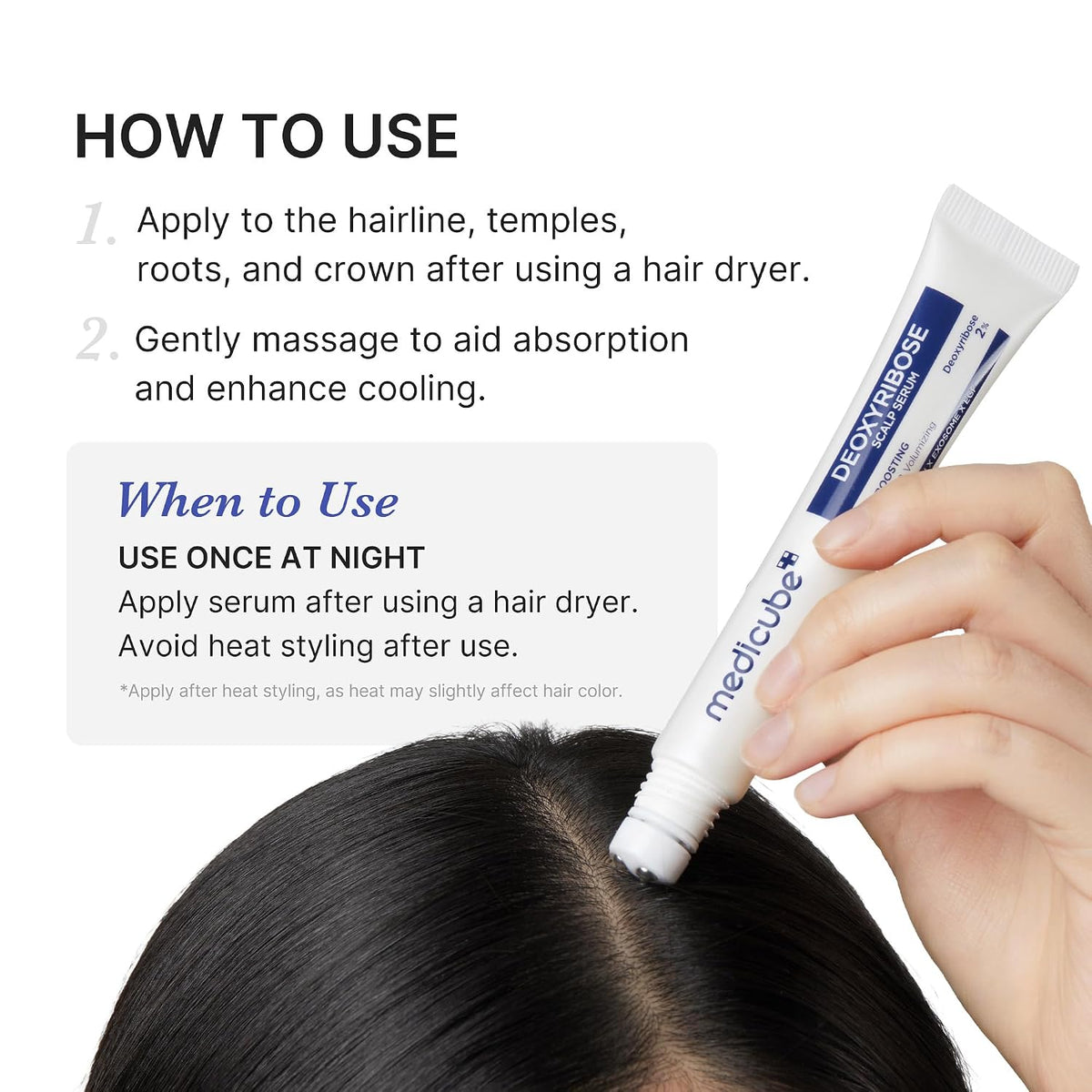 Medicube Deoxyribose Scalp Serum – Ampolleta Capilar Con Aplicador De Bolas Refrescantes 20 ML