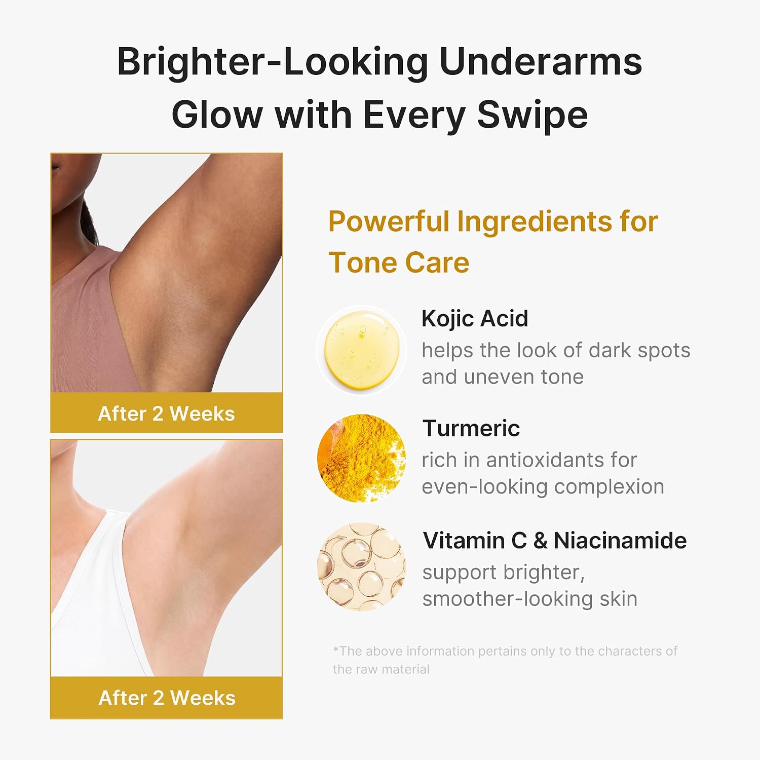 Medicube Kojic Acid & Turmeric Deodorant – Desodorante Sin Aluminio Iluminador Vanilla Pistachio 83 G