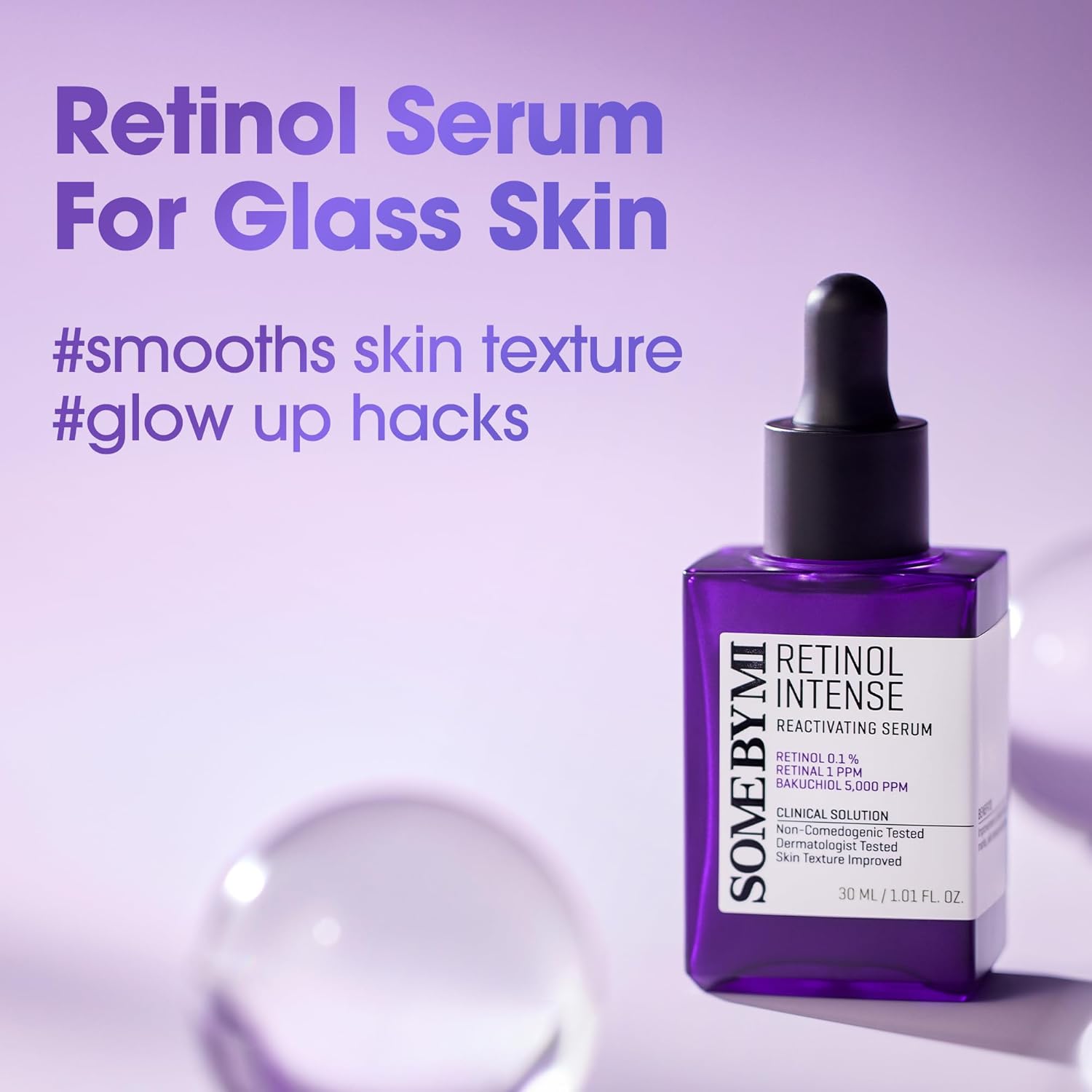 Some By Mi Suero Reactivador Intenso De Retinol | Bakuchiol Coreano Antiarrugas Y Reductor De Poros