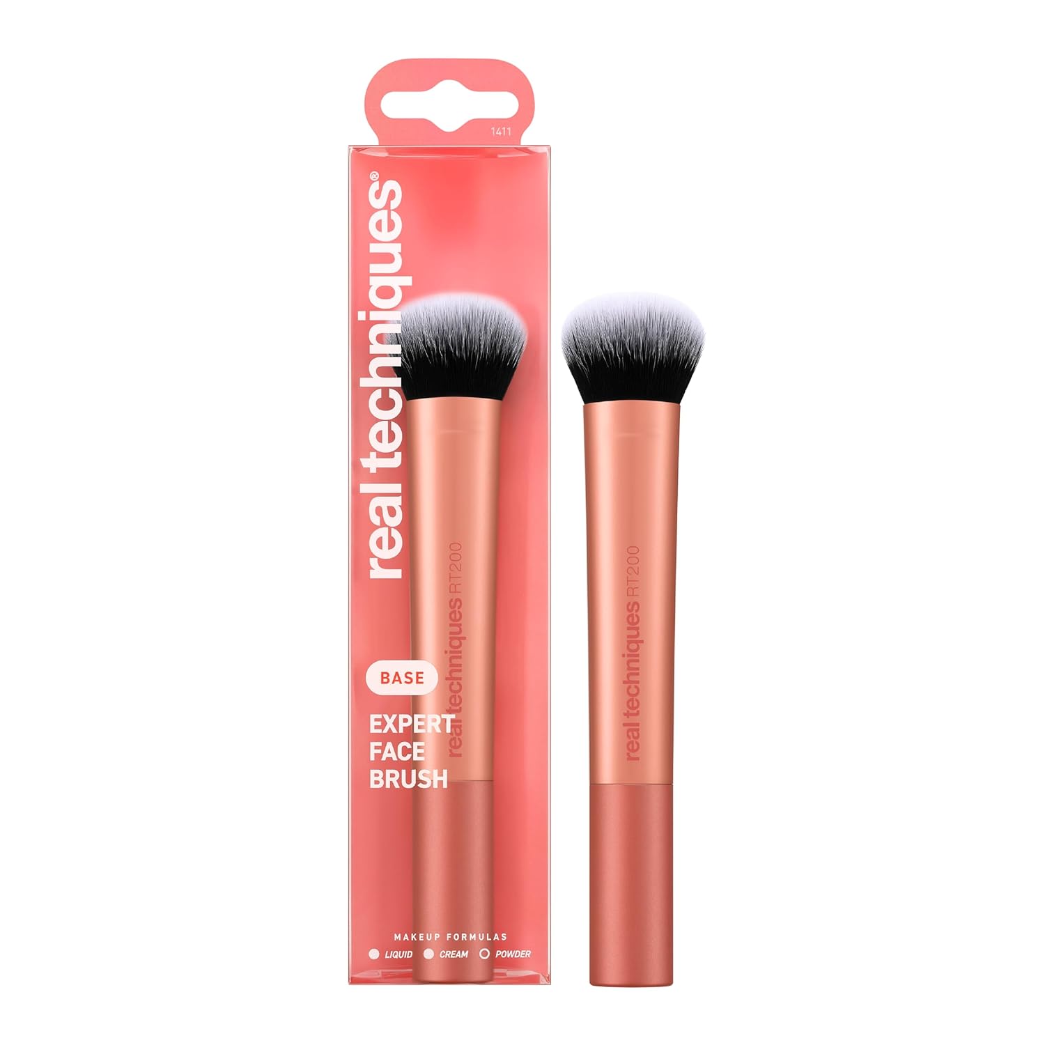 Real Techniques Expert Face Brush No. 200 Brocha Profesional Para Base De Maquillaje
