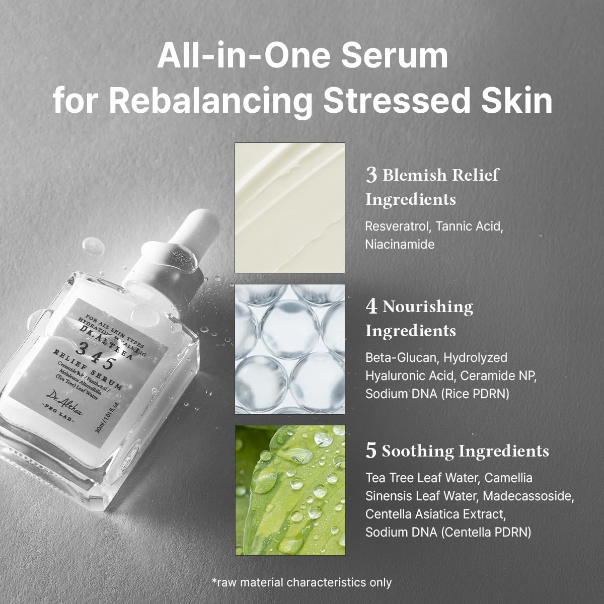 Dr.Althea 345 Relief Serum Sérum Facial Calmante E Hidratante 30 ml