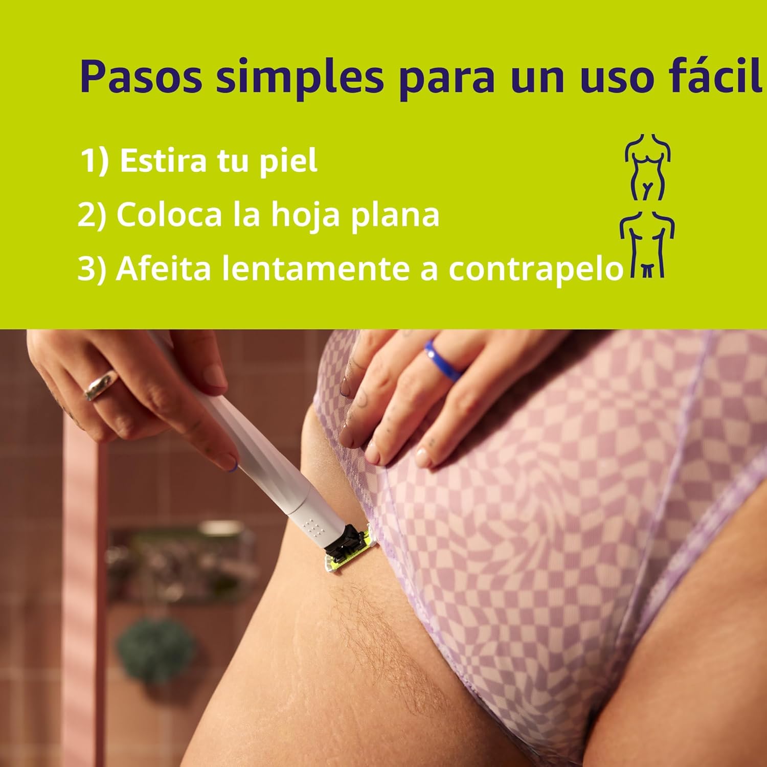 Philips Norelco OneBlade Intimate Rasuradora Y Recortadora Para Zona Íntima