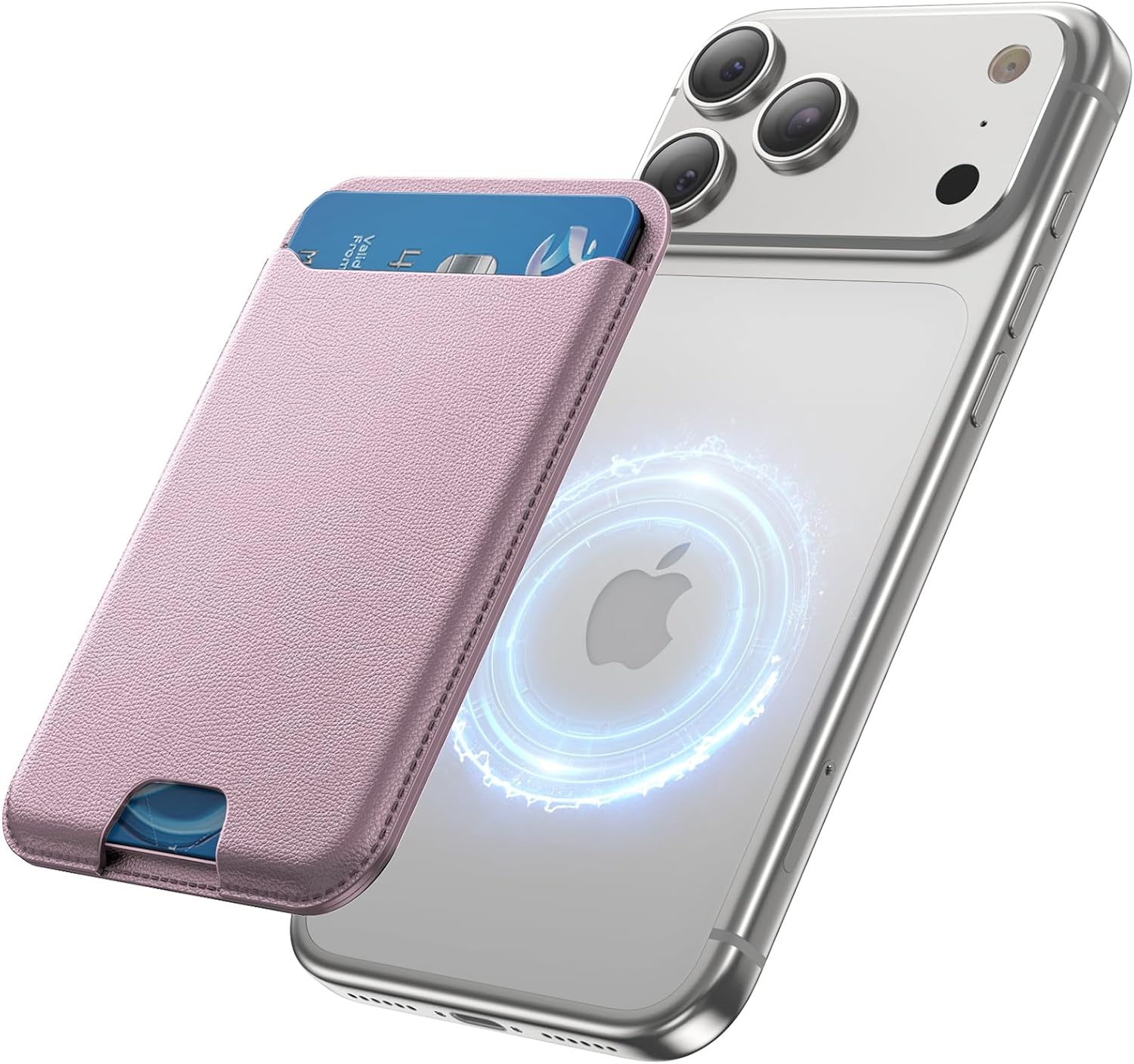Cartera MagSafe Magnética Delgada Con Soporte Para 3 Tarjetas Compatible Con iPhone | Accesorio