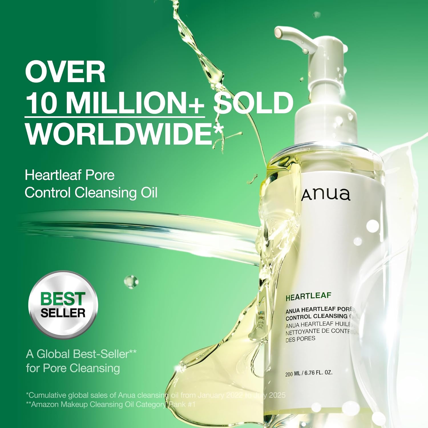 Anua Heartleaf Pore Control Cleansing Oil | Aceite Limpiador Facial