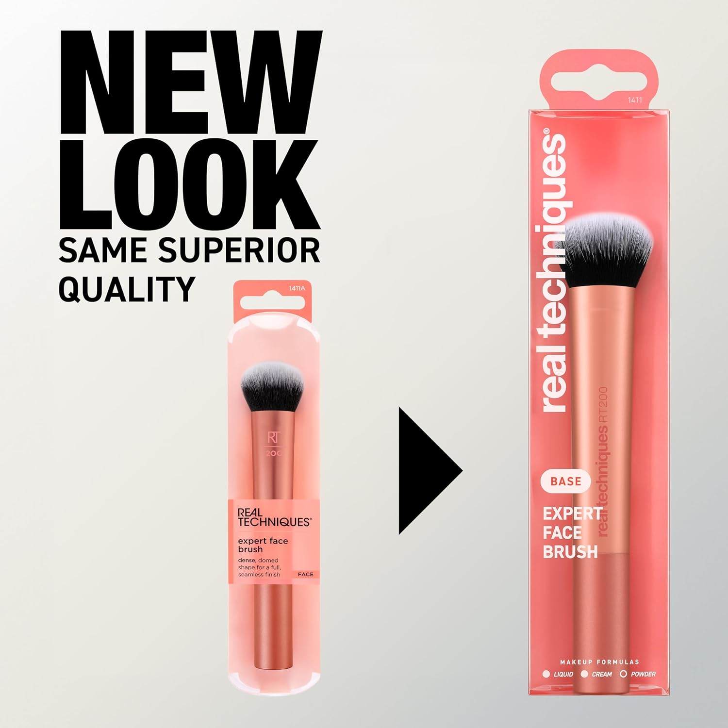 Real Techniques Expert Face Brush No. 200 Brocha Profesional Para Base De Maquillaje