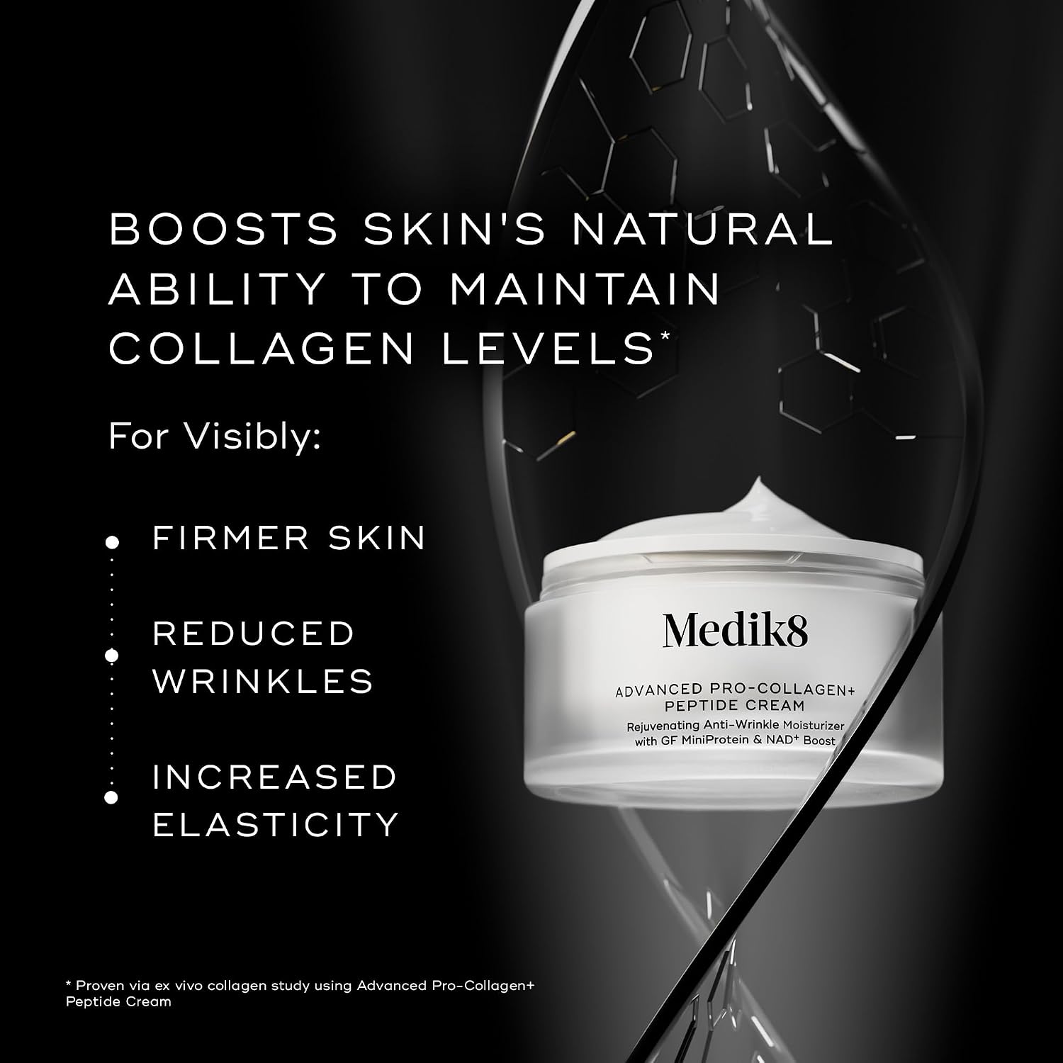 Medik8 Advanced Pro-Collagen+ Peptide Cream Crema Facial Reafirmante Con Péptidos Y Factores De Crecimiento 50 ml