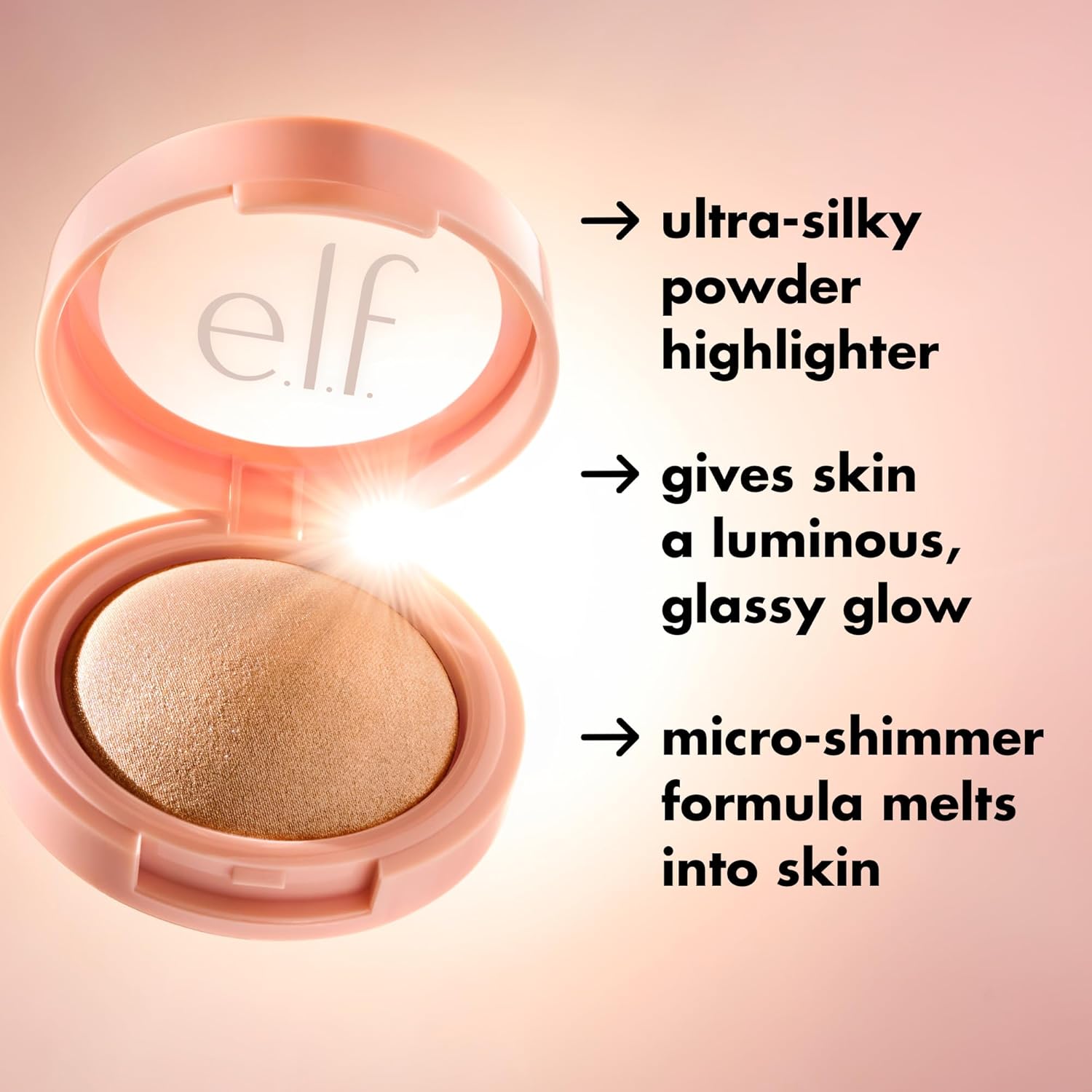 ELF Halo Glow Silky Powder Highlighter | Iluminador