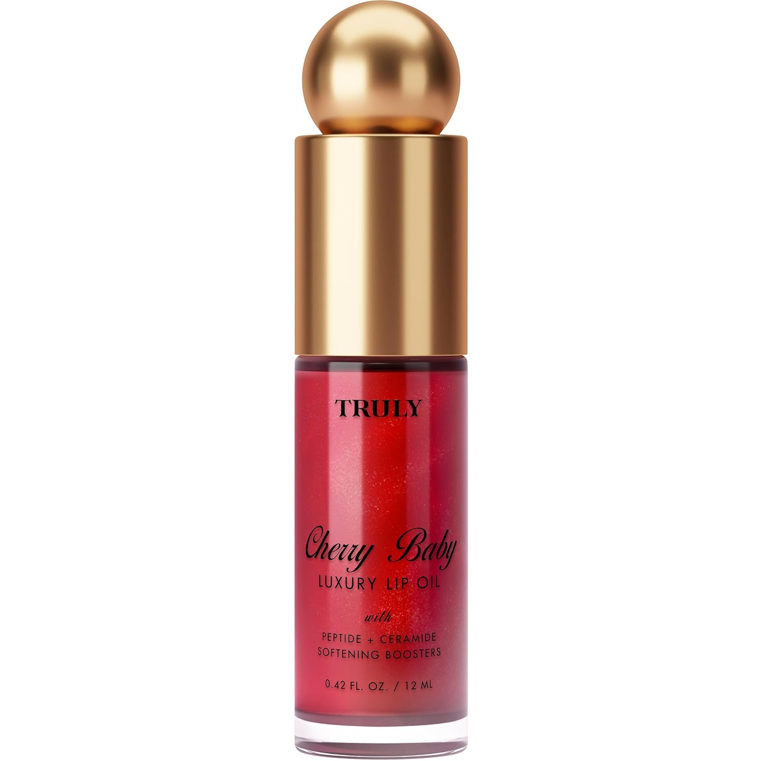 TRULY Beauty Luxury Peptide Lip Oil Cherry Baby Aceite Para Labios Con Péptidos Tono Cherry Baby