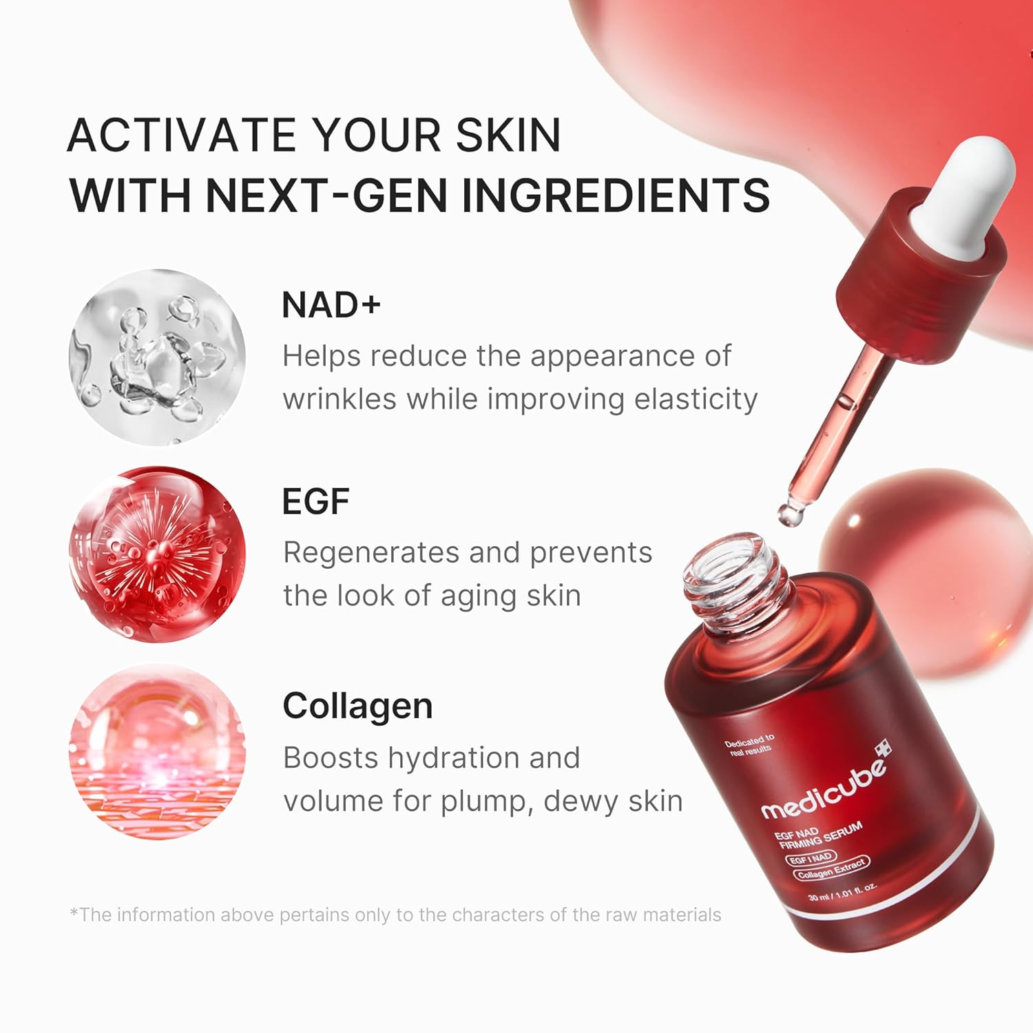 Medicube NAD+ EGF Firming Serum Sérum Reafirmante Para Rostro Y Cuello