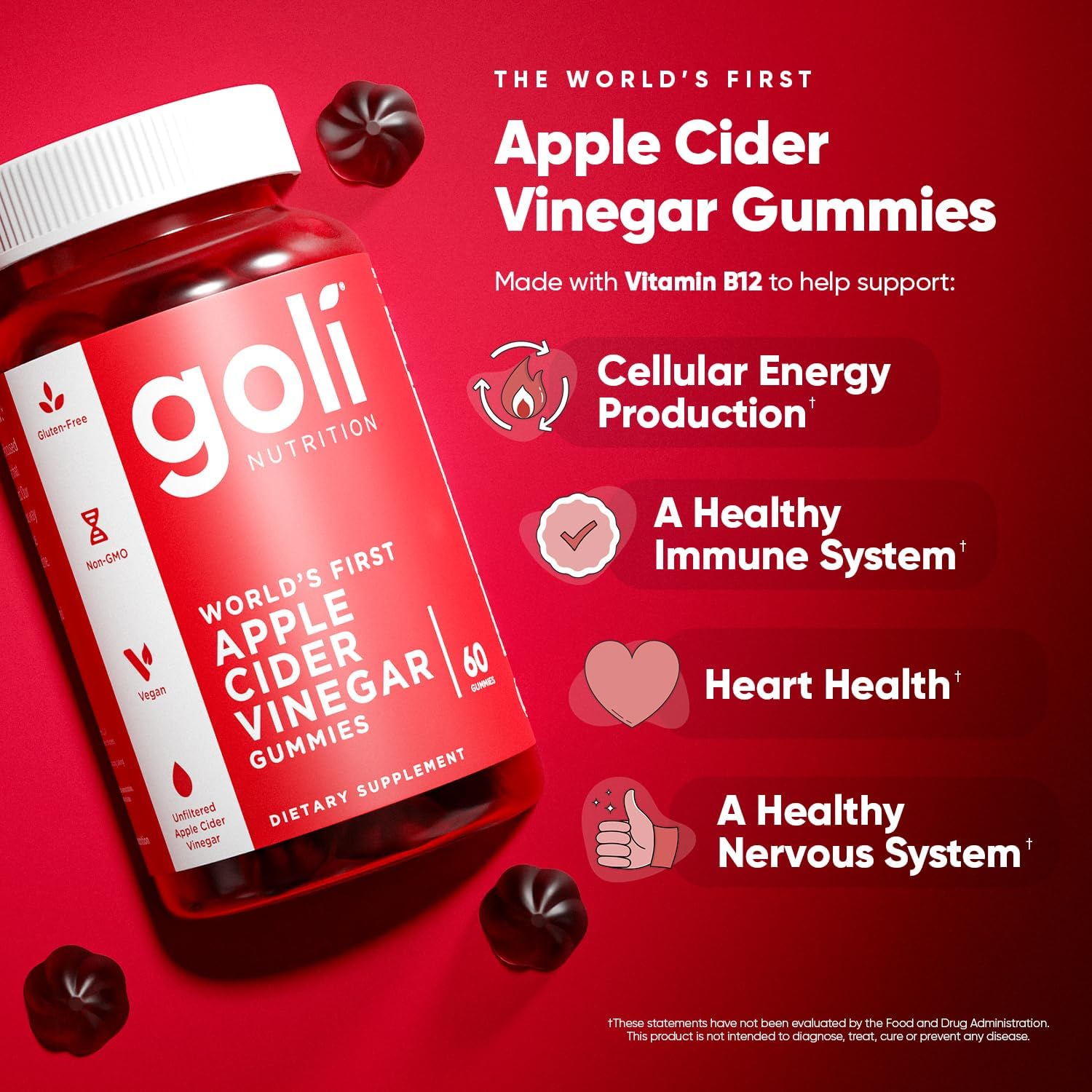 Goli Apple Cider Vinegar Gummies – Vitaminas en Gomitas de Vinagre de Sidra de Manzana