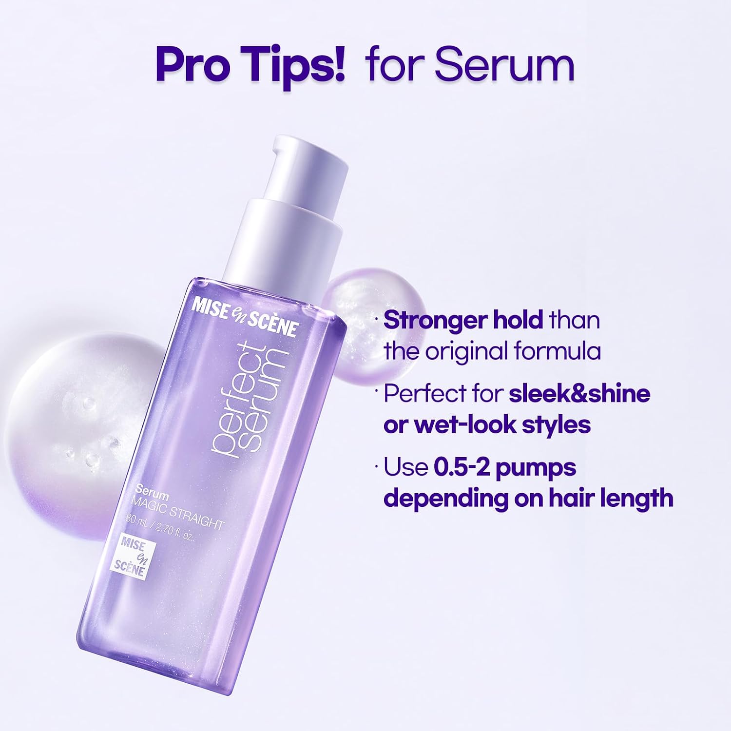 Mise En Scene Perfect Serum Magic Straight – Sérum Capilar Anti-Frizz 80 ML