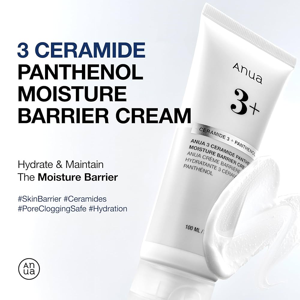 Anua 3 Ceramide + Panthenol Moisture Barrier Cream – Crema Hidratante Reparadora 100 ml