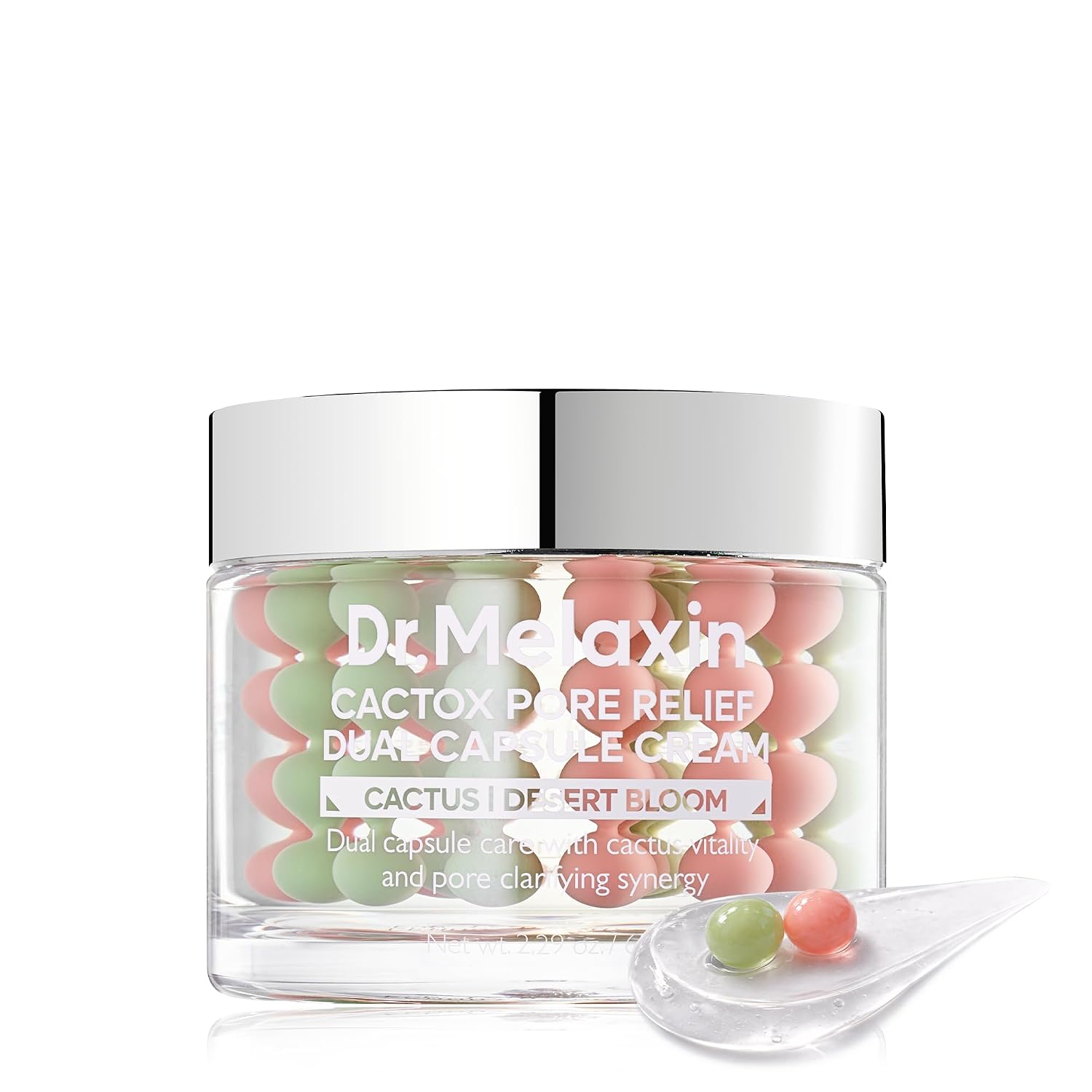 Dr. Melaxin Cactox Pore Dual Capsule Cream Crema Facial Dual Con Cápsulas Para El Cuidado De Los Poros
