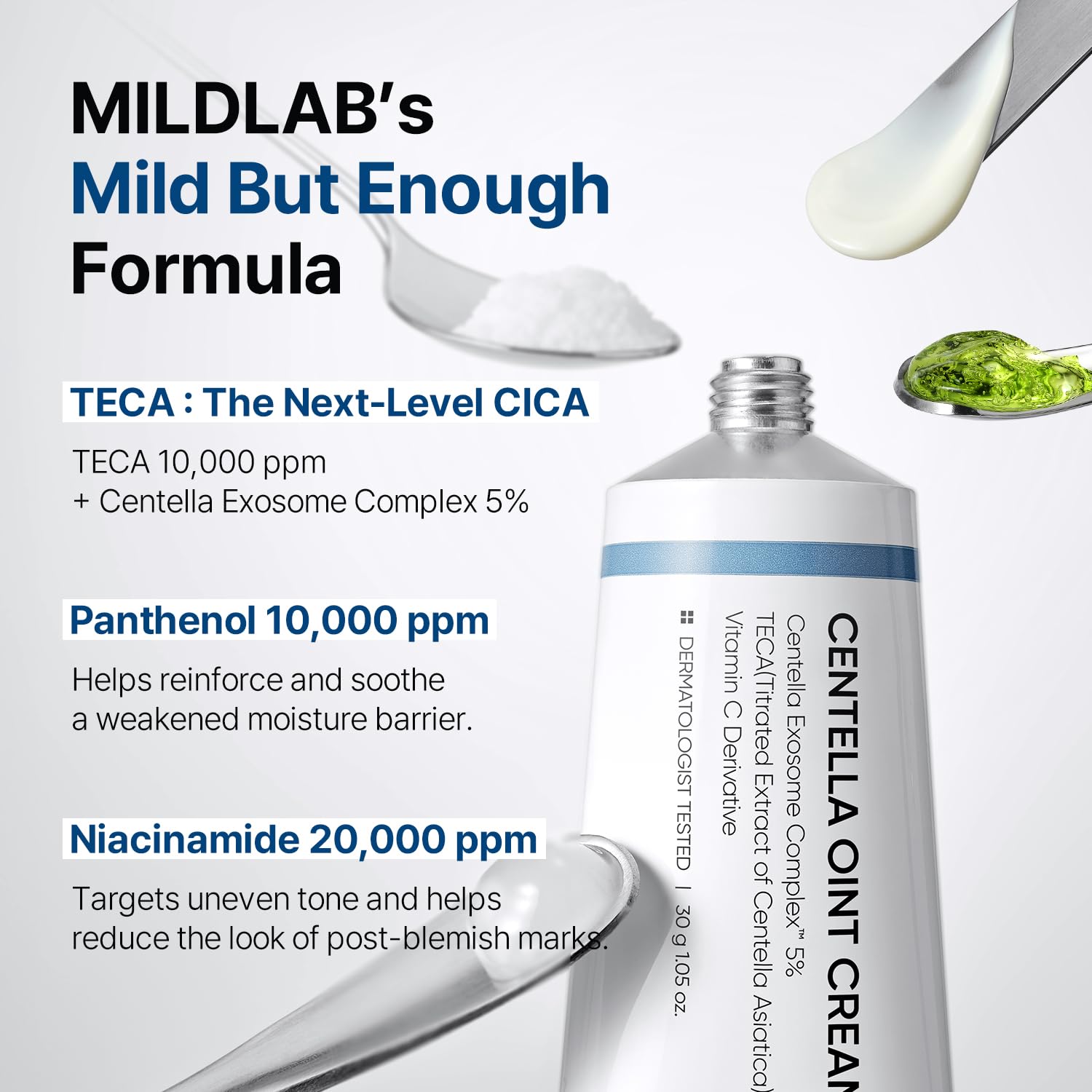MILDLAB Centella Oint Cream | Crema Facial Calmante